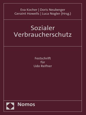 cover image of Sozialer Verbraucherschutz